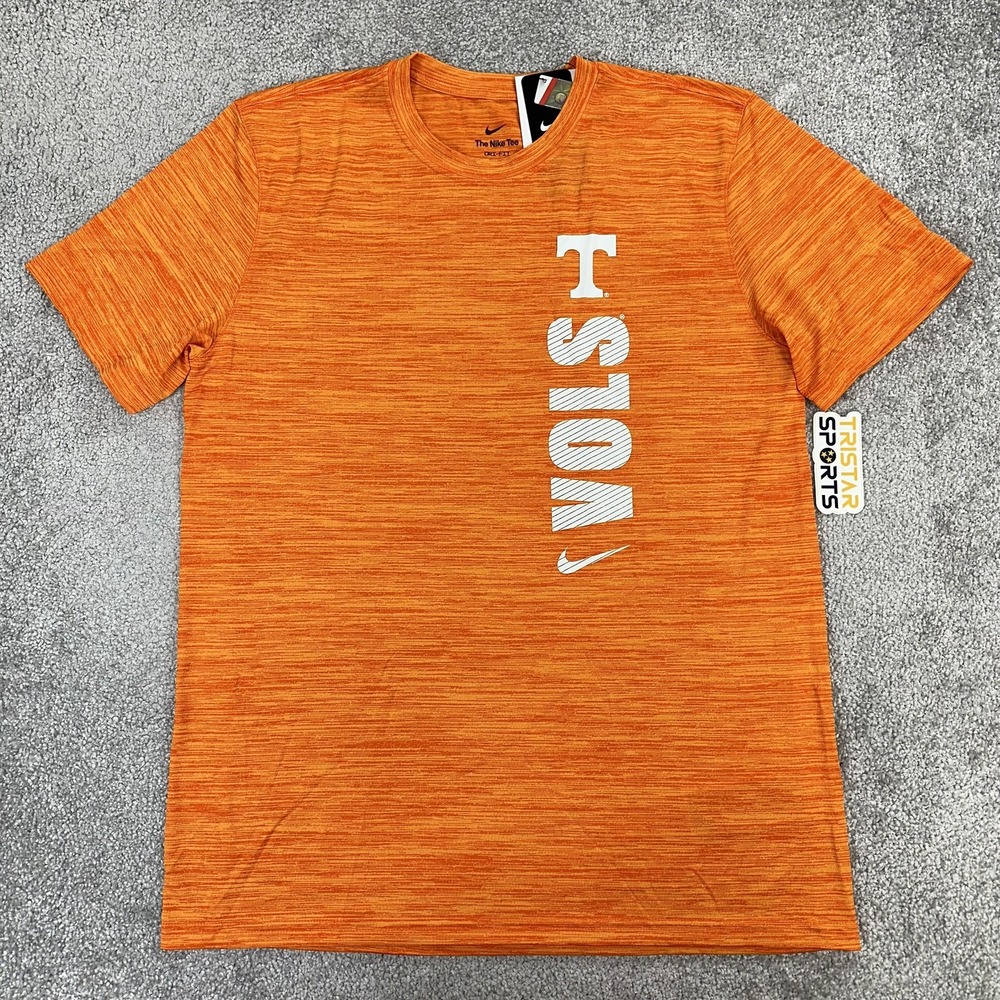 Tennessee Volunteers Shirt Mens Large Orange NCAA Football Nike Dri Fit On Field